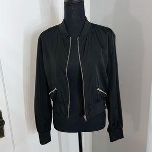 Black Bomber Jacket